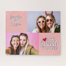 Best Friend für immer zwei Bilder Vorlage modern Puzzle