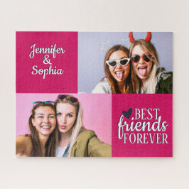Best Friend für immer zwei Bilder Vorlage modern Puzzle