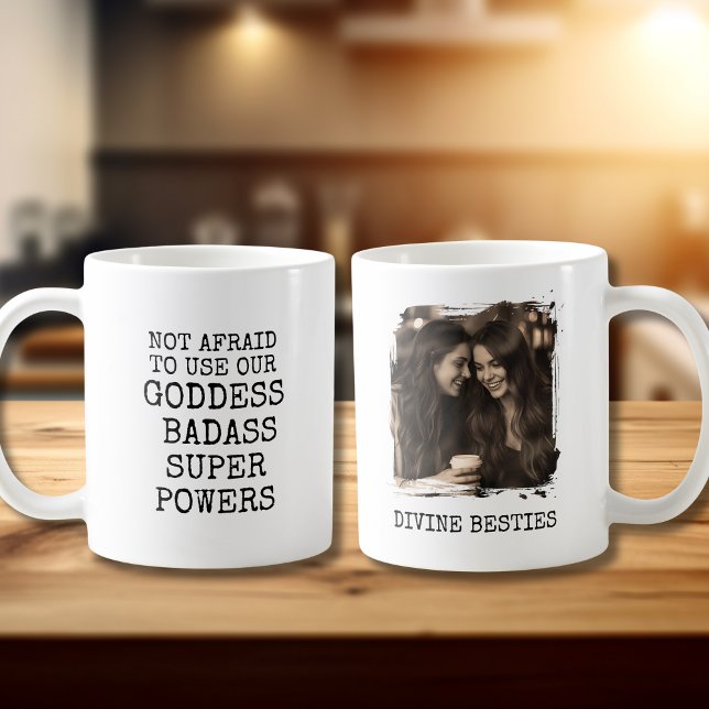 Best Friend Gift Coffee Mug Bestie Goddess Photo Kaffeetasse (Von Creator hochgeladen)
