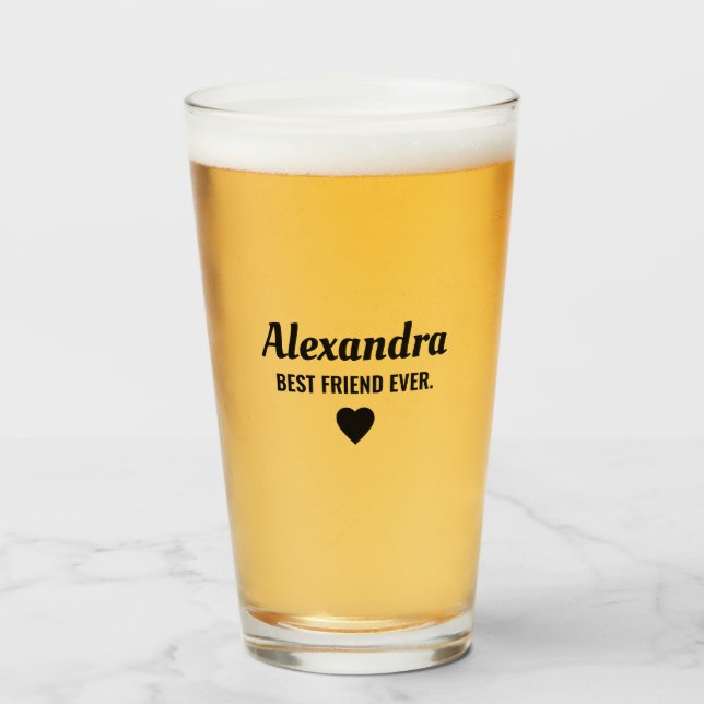 Best Friend Glas (Vorne (Gefüllt))