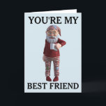 BEST FRIEND GNOME ELF BIRTHDAY CARD FEIERTAGSKARTE<br><div class="desc">GNOME BEST FRIEND BIRTHDAY CARD</div>