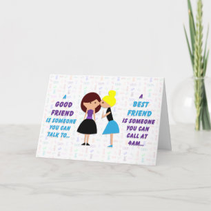 Best Friend Gossip Karte