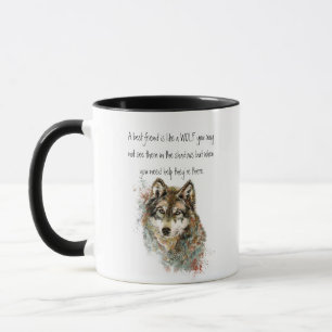 Best Friend Inspiration Wolf, Wolfen Coffe Tasse