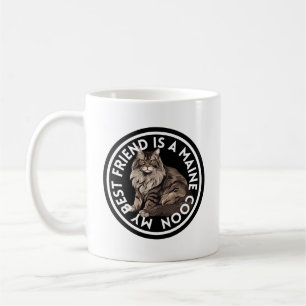 Best Friend Maine Coon Cat Kaffeetasse
