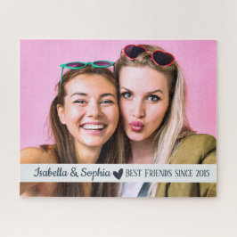 Best Friend Moderne BESTE FREUNDIN von Fotovorlage Puzzle