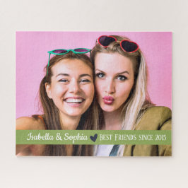 Best Friend Moderne BESTE FREUNDIN von Fotovorlage Puzzle