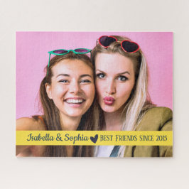 Best Friend Moderne BESTE FREUNDIN von Fotovorlage Puzzle