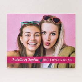 Best Friend Moderne BESTE FREUNDIN von Fotovorlage Puzzle