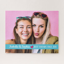Best Friend Moderne BESTE FREUNDIN von Fotovorlage Puzzle
