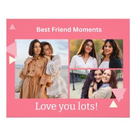 Best Friend Moments Photo Collage – Personalized  Fotodruck