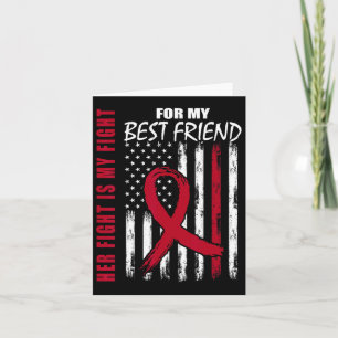 Best Friend Multiple Myeloma Awareness American Fl Karte