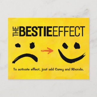 Best Friend Postcard, The Bestie Effect Postkarte