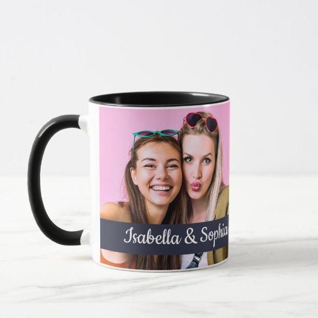 Best Friend Seit modernen zwei Bildern Template BE Tasse (Links)