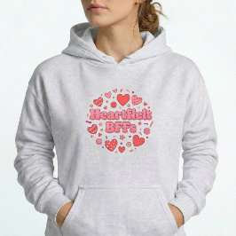 Best Friend Whimsical Friendship Pullover Hoodie
