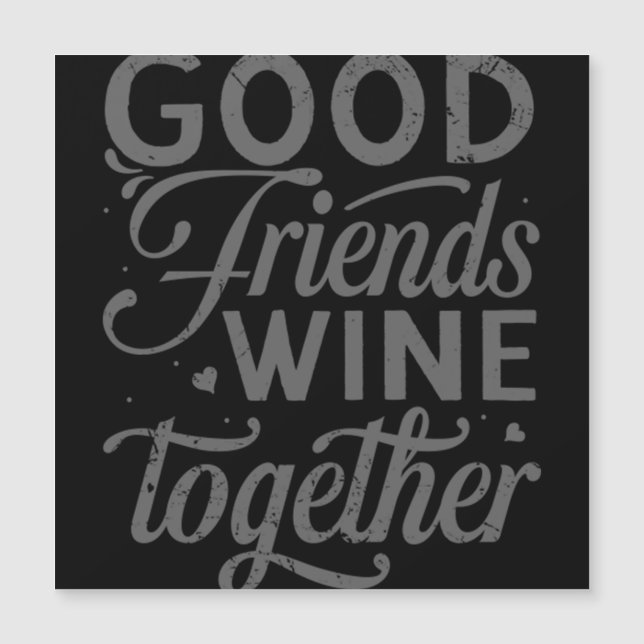 Best Friends 4 Life Sprichwort Freundschaft Niedli Magnetkarte (Vorderseite)