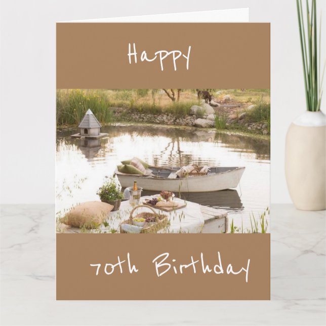 BEST FRIEND'S *70.* GEBURTSTAGSKARTE KARTE (Vorderseite)