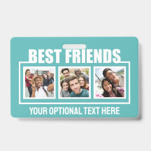 Best Friends benutzerdefinierte Fotos, Text & Farb