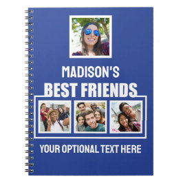 Best Friends benutzerdefinierte Fotos, Text & Farb Notizblock