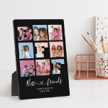 Best Friends BESTE FREUNDIN Foto Collage Black Hea Fotoplatte<br><div class="desc">Design-Funktion 9 Foto Collage,  BESTE FREUNDIN geschnitten Foto Rand. Slab Serif und Kalligraphie Skript Typografie.</div>