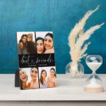 Best Friends BESTE FREUNDIN Moderne Kunst, Dichtun Fotoplatte<br><div class="desc">Geschenke deinen besten Freunden etwas unvergessliches,  Einzigartiges und Schönes wie diese Foto-Sake-Plakette mit einem modernen,  eleganten Schriftzeichen von "Bestfreunden" mit einem niedlichen kleinen Herz in der Mitte. Ein stilvolles und elegantes Geschenk für Beste Freundinnen. (Platzierung Foto von Omar Lopez auf Unsplash. Bitte ersetzen Sie es mit Ihrem eigenen.)</div>