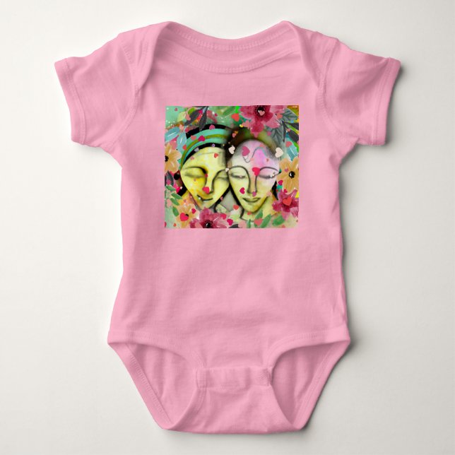 Best Friends Collection Baby Strampler (Vorderseite)