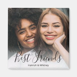 Best Friends Custom Foto Magnet