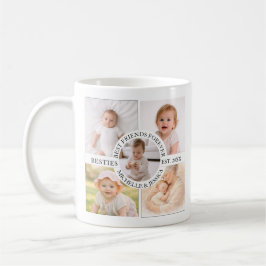 Best Friends Ever Photo Collage | Custom Bestie Kaffeetasse