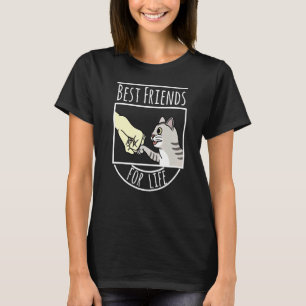 Best Friends for Life American Kurzhaar Cat Pet T-Shirt