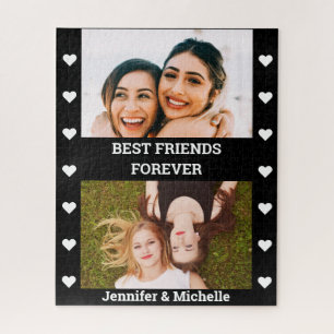 Best Friends Forever 2 Benutzerdefiniertes Foto un Puzzle