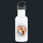 Best Friends Forever BESTE FREUNDIN Einfaches Mode Edelstahlflasche<br><div class="desc">Dieses einfache und klassische Design besteht aus Serifentypografie und fügt ein benutzerdefiniertes Foto hinzu. "Die besten Freunde für immer" umkreist das Foto Ihrer Freunde</div>
