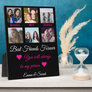 Best Friends Forever Custom 6 Fotos Namensangebot Fotoplatte