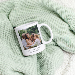 Best Friends Forever Custom Foto Personalisiert Kaffeetasse