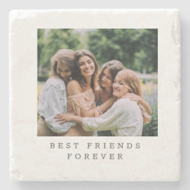 Best Friends Forever Custom Foto Personalisiert Steinuntersetzer