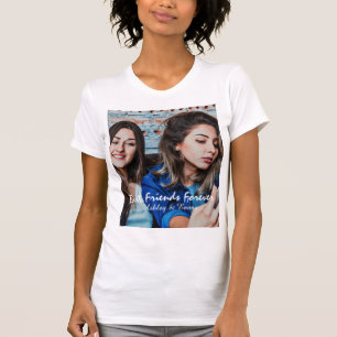 Best Friends Forever Custom Foto und Name T-Shirt