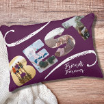 Best Friends Forever Foto Collage BESTE FREUNDIN G Dekokissen<br><div class="desc">Dieses Foto Collage Kissen verfügt über Letter-Vorlagen für vier Fotos von Ihnen und Ihren besten Freunden. Text liest BEST-Freunde für immer und macht dies zum perfekten Urlaub, Ende des Jahres Geschenk für Ihre Bestien. Ein nachdenkliches Geschenk für Freunde im Abschluss oder die in die Uni gehen, um sich an all...</div>
