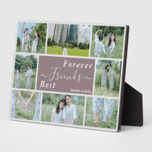Best Friends Forever Foto Collage Plaque Fotoplatte