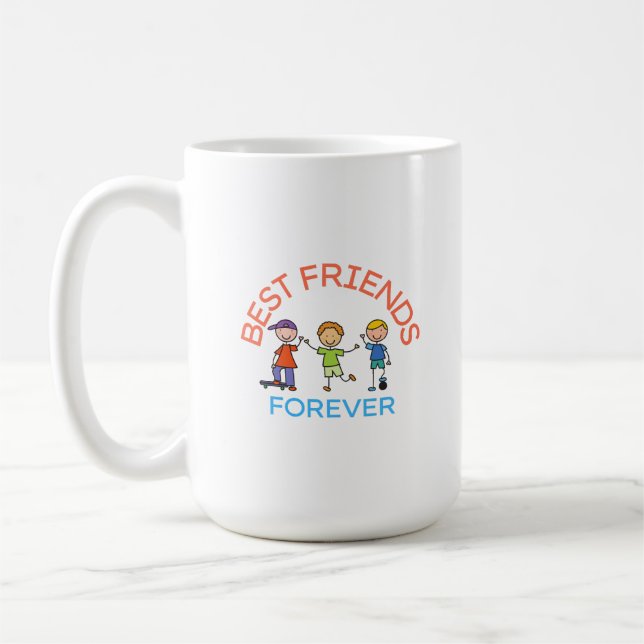 BEST FRIENDS FOREVER, FRIENDSHIP, FRIEND DAY KAFFEETASSE (Links)