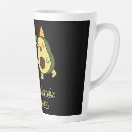 BEST FRIENDS FOREVER, FUNNY AVOCADO, FRIENDS DAY MILCHTASSE