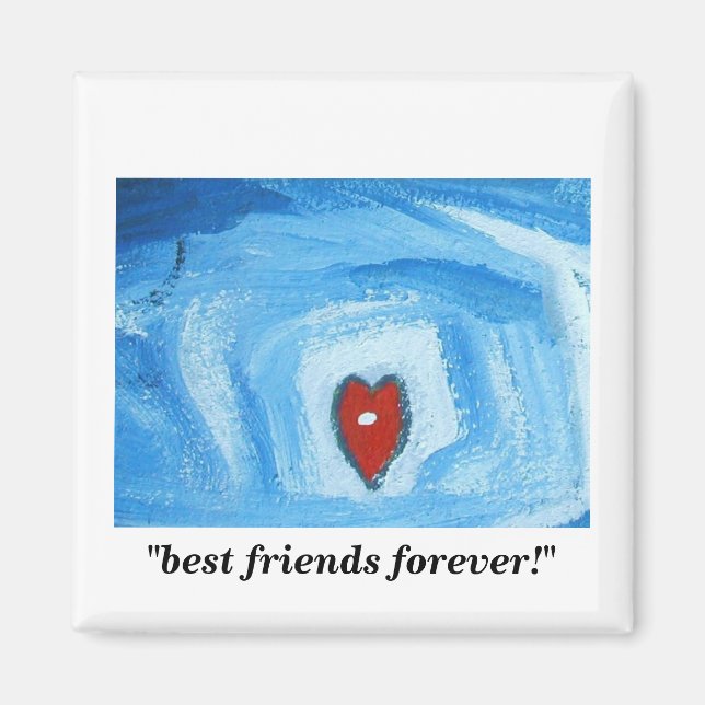 BEST FRIENDS FOREVER MAGNET (Vorne)