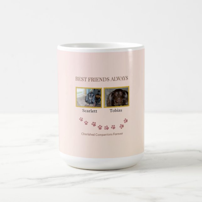 Best Friends Forever Pawprint Kaffeetasse (Mittel)