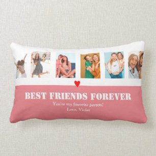 Best Friends Forever Personalisiertes Custom Foto Lendenkissen