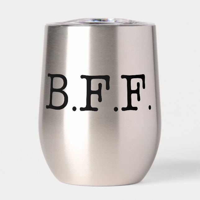 Best Friends Forever Schreibmaschinenbriefe (Vorderseite)