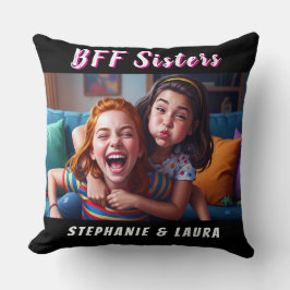 Best Friends Forever Sisters Funny  Kissen