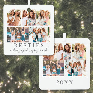 Best Friends Foto Weihnachten Ornament Aus Metall