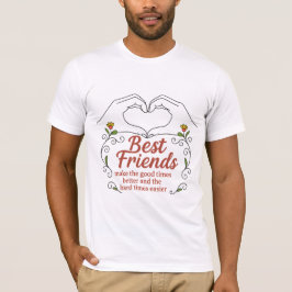 Best Friends Heart Hands T-Shirt