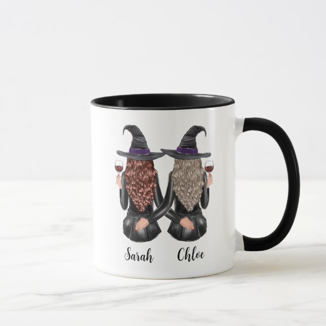 Best Friends Hexen Halloween Tasse | Beste Hexen (Rechts)