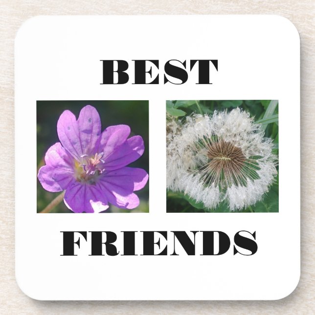 Best Friends Image Template Trivet Getränkeuntersetzer (Vorderseite)