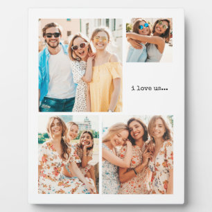 Best Friends Minimal Tabletop Plaque mit Easel Fotoplatte