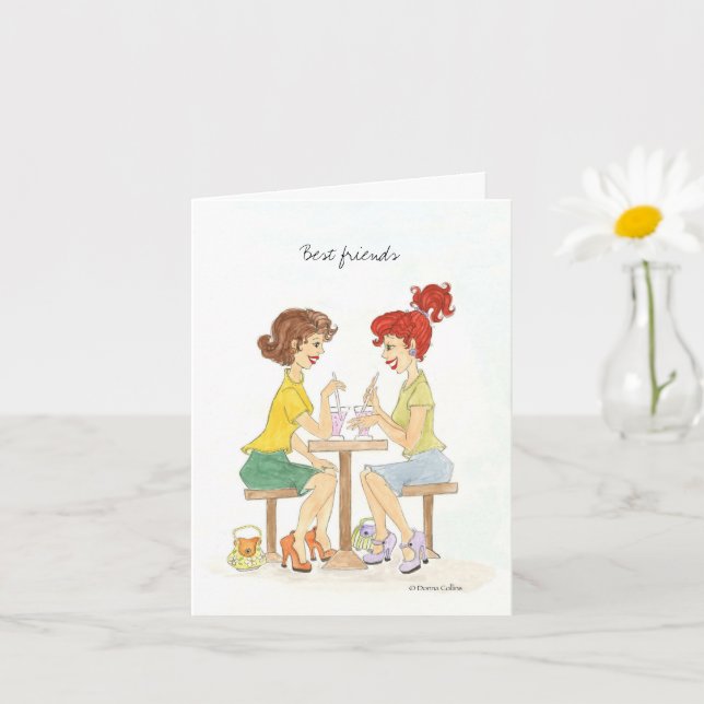 Best Friends Note Card Karte (Kleine Pflanze)
