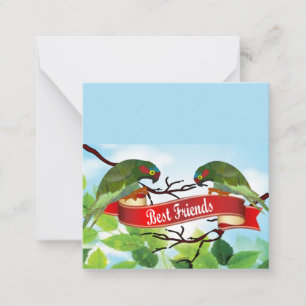 Best Friends Note Card Mitteilungskarte